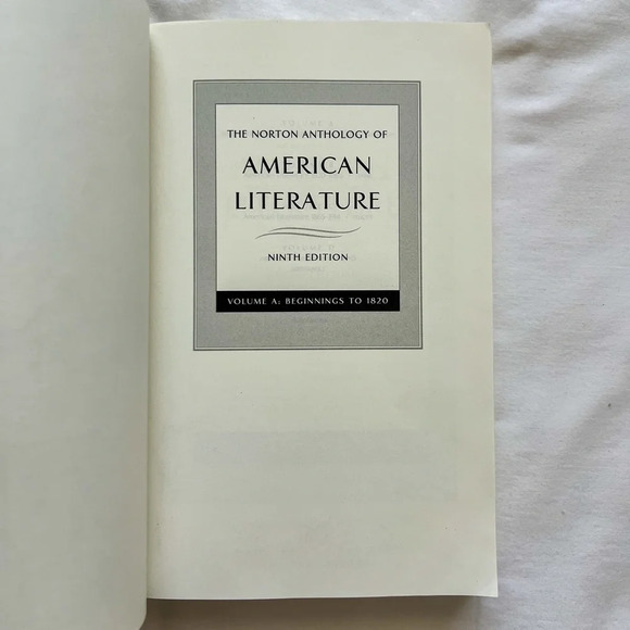 The Norton Anthology American Literature Ninth Edition Book Set - Picture 3 of 10